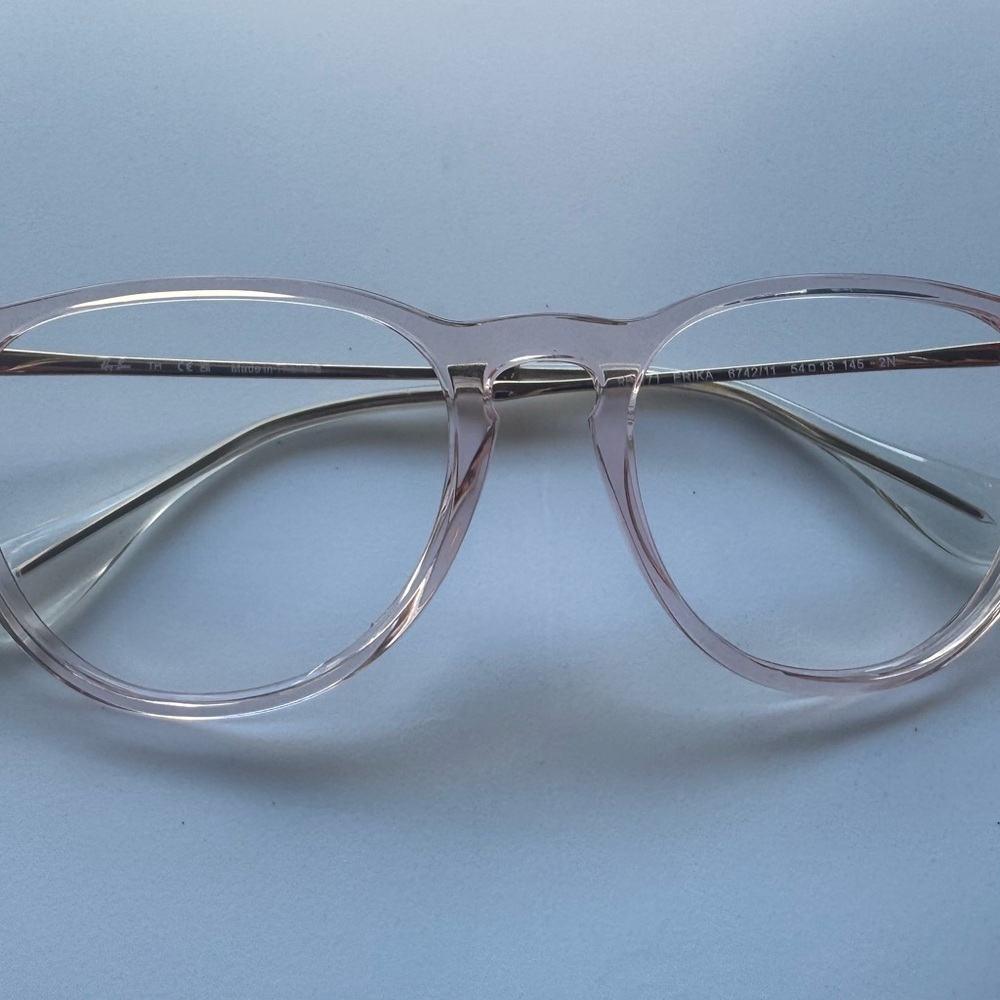 Ray Ban RB4171 Erika Transparent Pink 6742/11 58/18/145 2N & Ray-Ban Case/Cloth